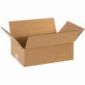 Bsc Preferred 12 x 8 x 4'' Flat Corrugated Boxes, 25PK S-4117